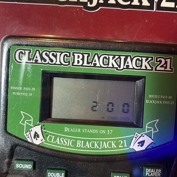 NEW Classic blackjack21 classic handheld game - Picture 4 of 5